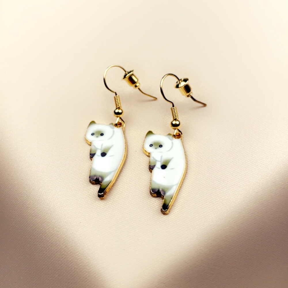 Cat earrings
